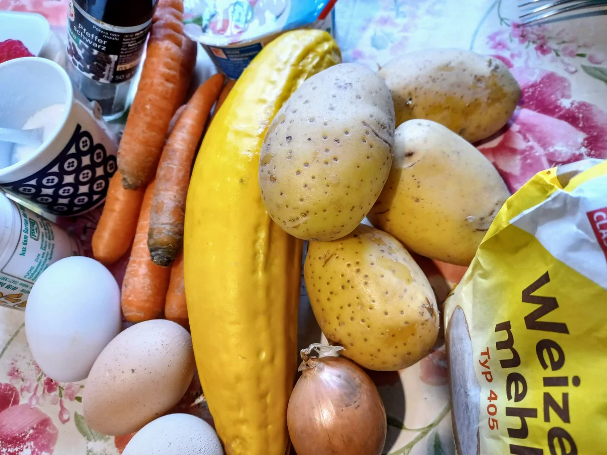 Gemüsepuffer mit Dip - Rezept - Bild Nr. 14818