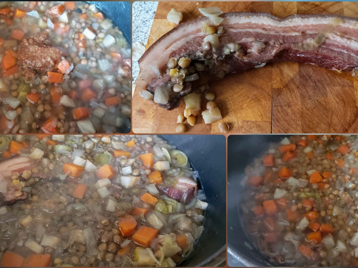 Rezept: Aufgepimpte Linsensuppe Bild Nr. 14840 Aufgepimpte Linsensuppe - Rezept - Bild Nr. 14840