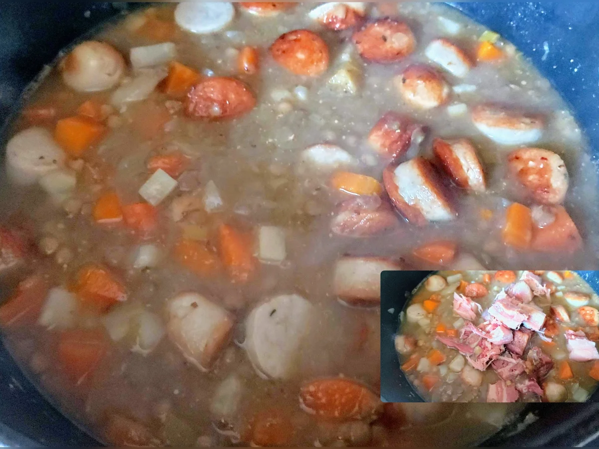 Rezept: Aufgepimpte Linsensuppe Bild Nr. 14843 Aufgepimpte Linsensuppe - Rezept - Bild Nr. 14843