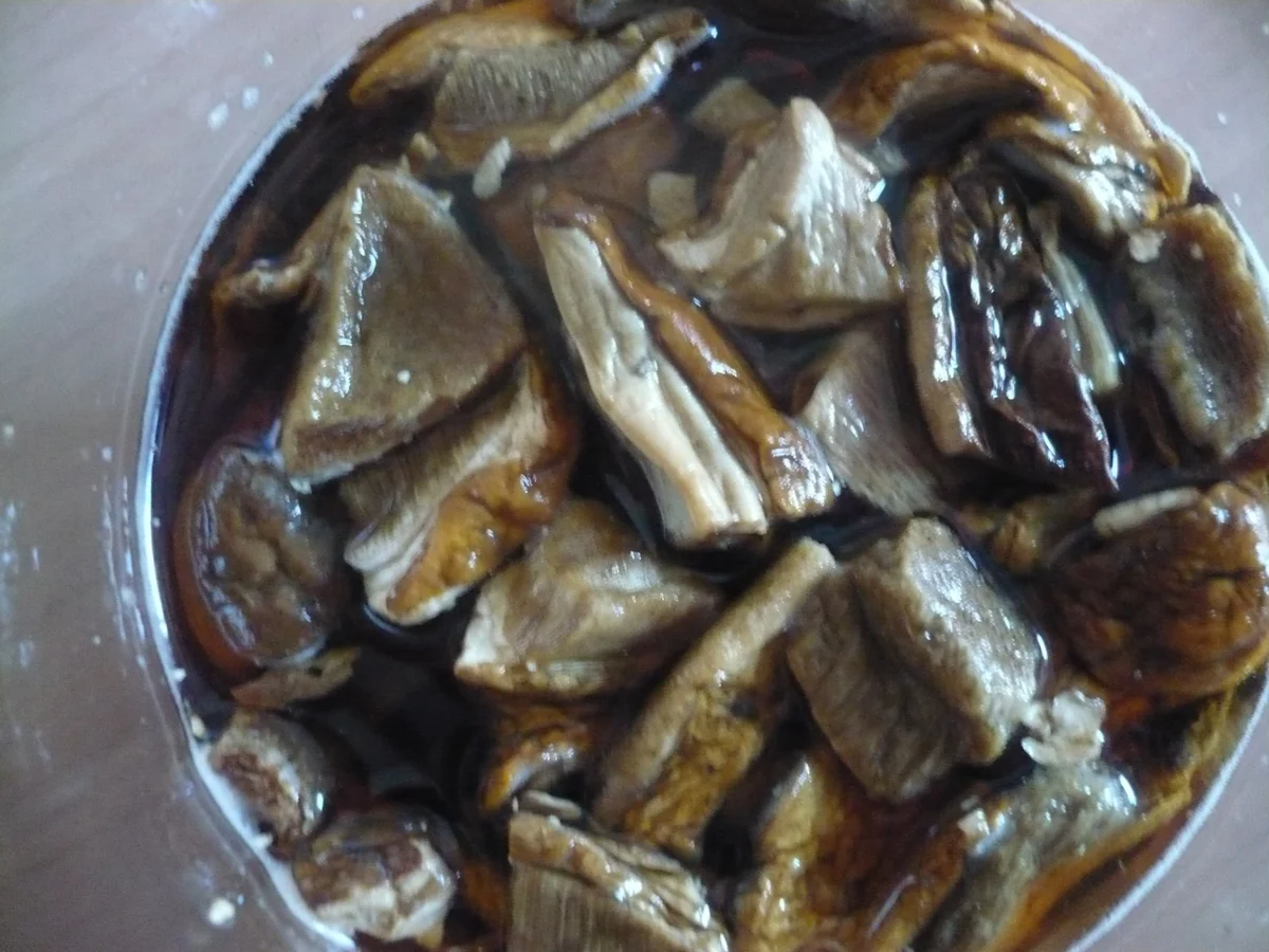 Geschmorte Hochrippe mit Steinpilzen und Roweinsoße - Rezept - Bild Nr. 5