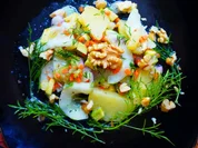 Buntgemischter Kartoffelsalat mit Walnüssen - Rezept - Bild Nr. 2
