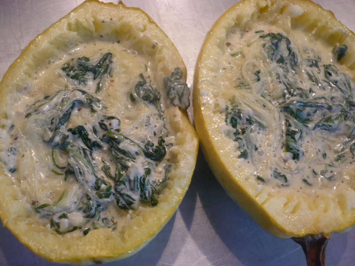 Gefüllter Spaghetti - Kürbis - Rezept - Bild Nr. 14844