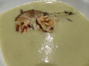Rezept: Lauchsuppe mit Birnen und Ziegenkรคse Bild Nr. 14834 Lauchsuppe mit Birnen und Ziegenkรคse - Rezept - Bild Nr. 14834