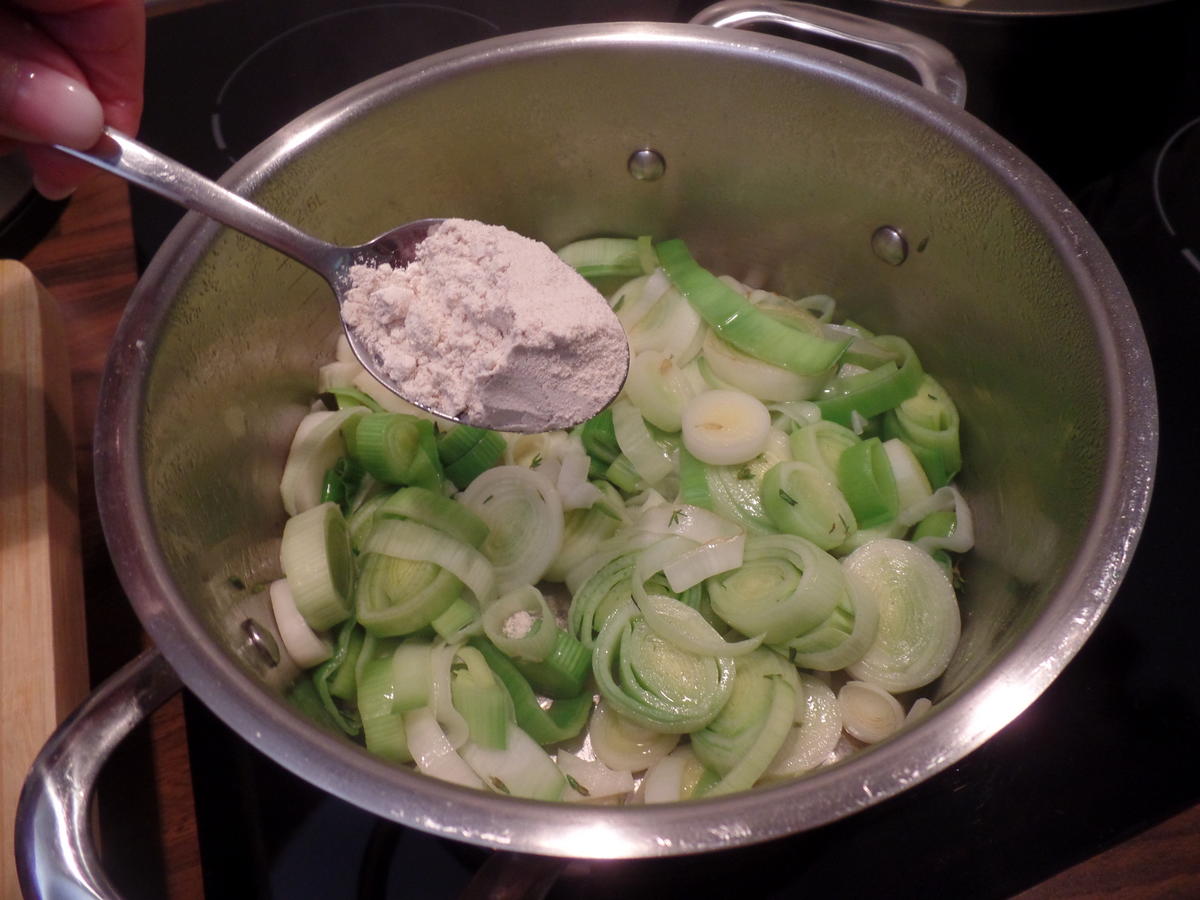 Lauchsuppe mit Birnen und Ziegenkäse - Rezept - kochbar.de