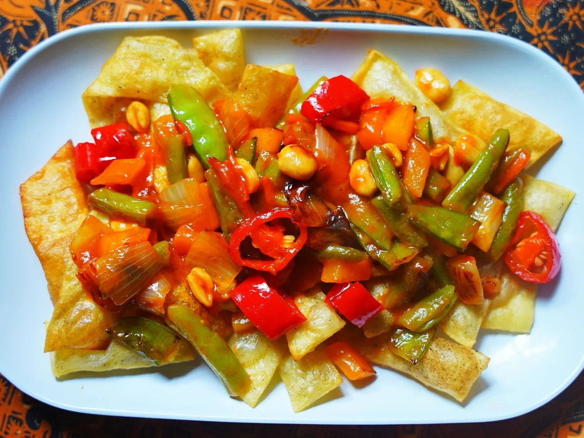 Rezept: Knusprig-braune Pappardelle mit würzigem Cap Cay Bild Nr. 14843 Knusprig-braune Pappardelle mit würzigem Cap Cay - Rezept - Bild Nr. 14843