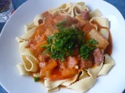 Kürbisragout mit Nudeln - Rezept - Bild Nr. 2