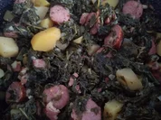 Frischer Grünkohl mit Mettenden und Kartoffeln als Eintopf - Rezept - Bild Nr. 2