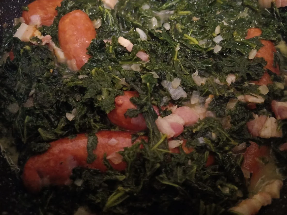 Frischer Grünkohl mit Mettenden und Kartoffeln als Eintopf - Rezept - Bild Nr. 12