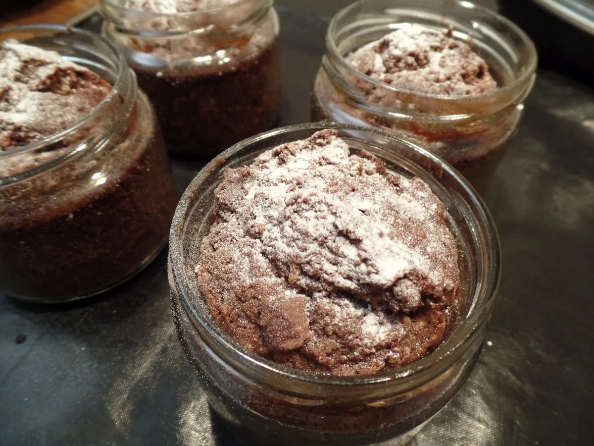 Rezept: Haselnuss-Schoko-Küchlein im Glas Bild Nr. 14868 Haselnuss-Schoko-Küchlein im Glas - Rezept - Bild Nr. 14868