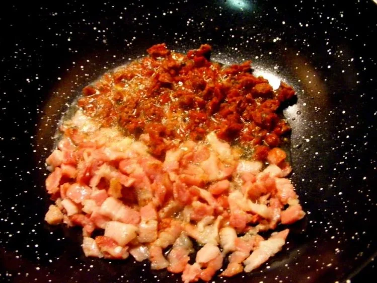Warmer Kartoffelsalat mit grünen Bohnen und Speck - Rezept - Bild Nr. 14880