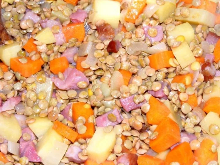 Linsensuppe mit Kassler süss-sauer - Rezept - Bild Nr. 14882