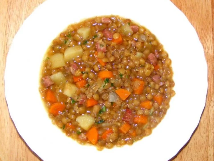 Linsensuppe mit Kassler süss-sauer - Rezept - Bild Nr. 14884