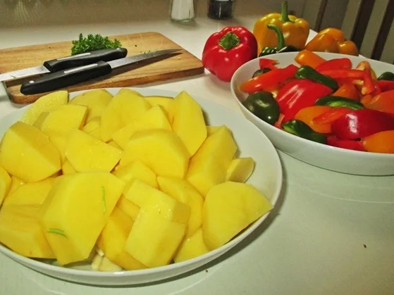 Paprika Kartoffeltopf mit Fischfilet - Rezept - Bild Nr. 14878