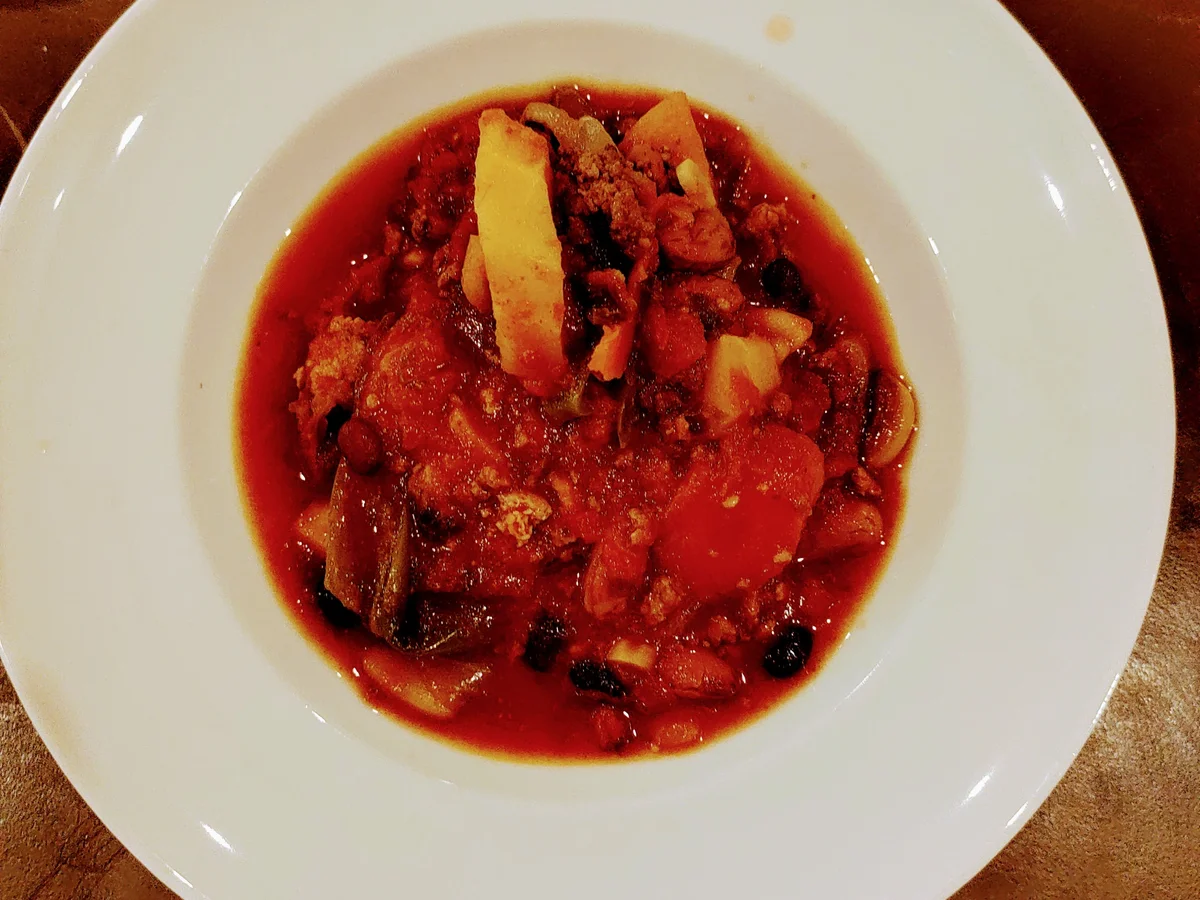 Chili con carne aus dem Römertopf - Rezept - Bild Nr. 14883