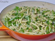 Pasta mit Gorgonzolasoße, Staudensellerie, Walnuss & Birne - Rezept - Bild Nr. 14877