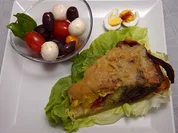 Bunte Gemüsespirale mit Kugelsalat - Rezept - Bild Nr. 2