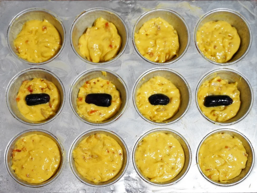 Rezept: Orangenmuffins mit Trauben und Mandeln ala Delicio Bild Nr. 14873 Orangenmuffins mit Trauben und Mandeln ala Delicio - Rezept - Bild Nr. 14873