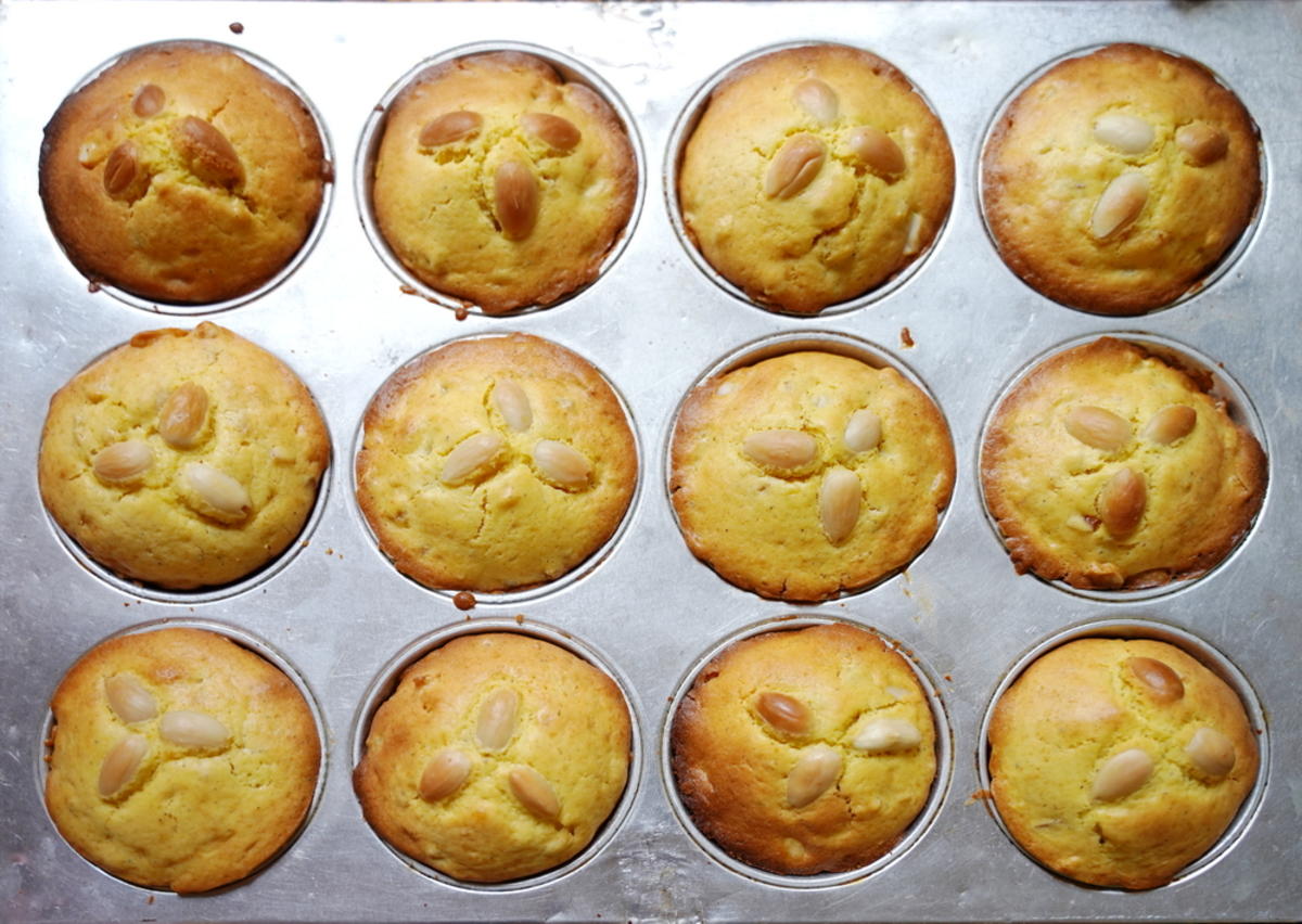 Orangenmuffins mit Trauben und Mandeln ala Delicio - Rezept - Bild Nr. 14874