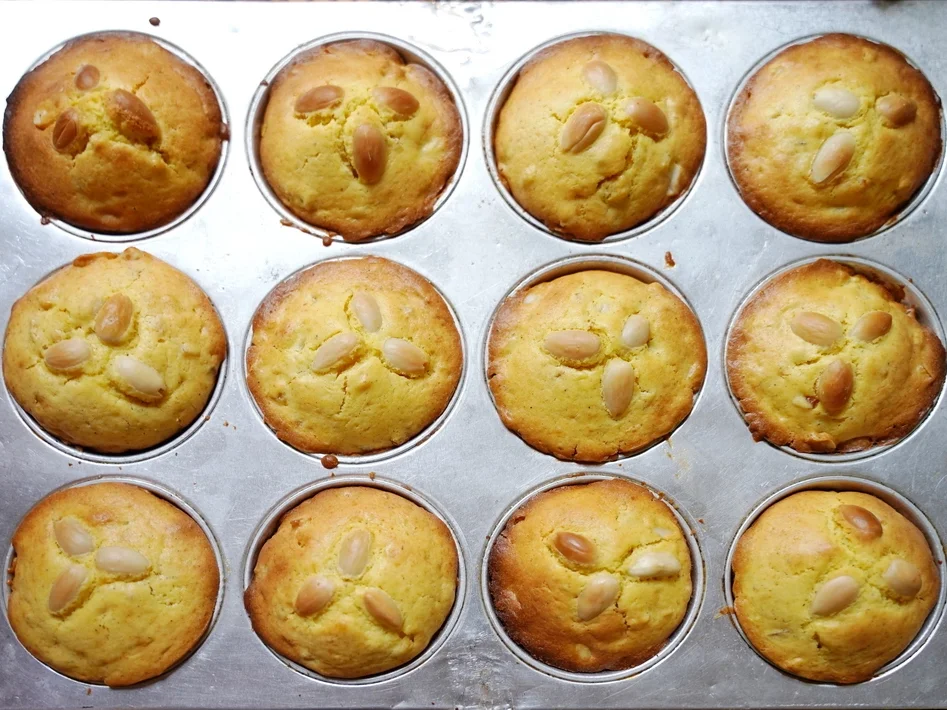 Rezept: Orangenmuffins mit Trauben und Mandeln ala Delicio Bild Nr. 14874 Orangenmuffins mit Trauben und Mandeln ala Delicio - Rezept - Bild Nr. 14874