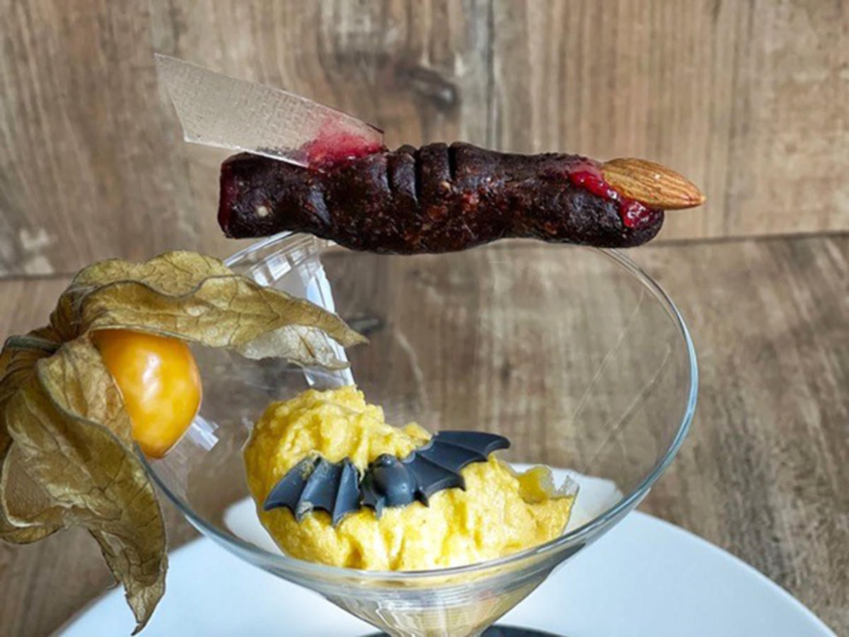 Süße Kürbiscreme mit einem Horror-Riegel (Verona Pooth) - Rezept - Bild Nr. 2