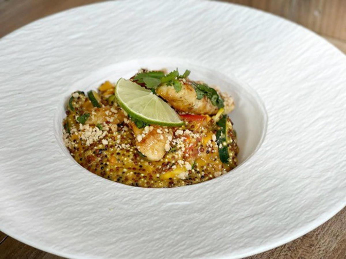 Süßkartoffel-Quinoa-Curry mit Hühnchen (Motsi Mabuse) - Rezept - Bild Nr. 2