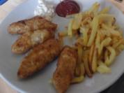 Fisch und Pommes Frites mit gemischten Salat - Rezept - Bild Nr. 2