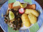 Lachsfilet mit Mangoldgemüse und Pellkartoffeln - Rezept - Bild Nr. 2