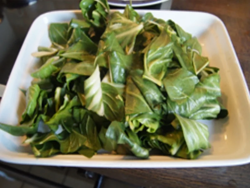 Rezept: Lachsfilet mit Mangoldgemüse und Pellkartoffeln Bild Nr. 14 Lachsfilet mit Mangoldgemüse und Pellkartoffeln - Rezept - Bild Nr. 14