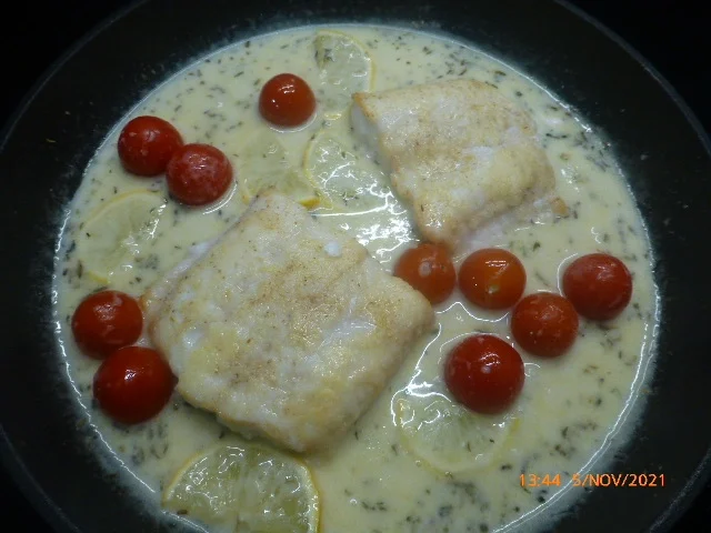 Rezept: Steinbeisser in Zitronensauce mit cremiger Polenta Bild Nr. 14887 Steinbeisser in Zitronensauce mit cremiger Polenta - Rezept - Bild Nr. 14887