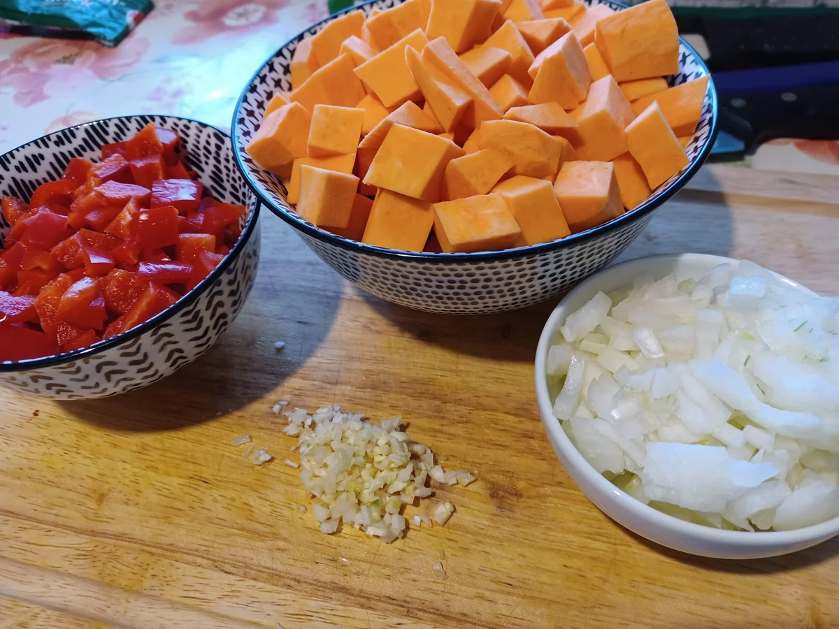 Rezept: Süßkartoffel - Curry Bild Nr. 4 Süßkartoffel - Curry - Rezept - Bild Nr. 4