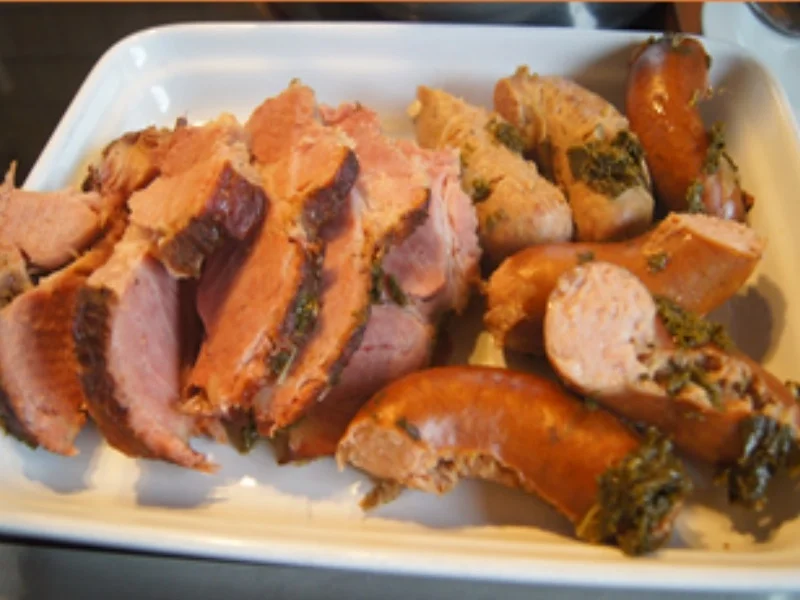 Grünkohl 2021 mit Kassler Nacken, Bregenwurst und Salzkartoffeln - Rezept - Bild Nr. 15