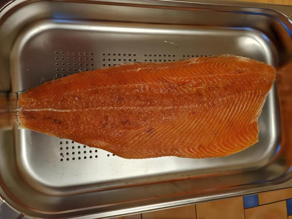 Rezept: Lachs kaltegräuchert Bild Nr. 14887 Lachs kaltegräuchert - Rezept - Bild Nr. 14887