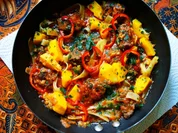 Würzig-scharfe Hühnerpfanne ala Dapoer Sriwidi -- Mi goreng Cap Cay ayam - Rezept - Bild Nr. 14886