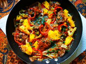 Würzig-scharfe Hühnerpfanne ala Dapoer Sriwidi -- Mi goreng Cap Cay ayam - Rezept - Bild Nr. 14886