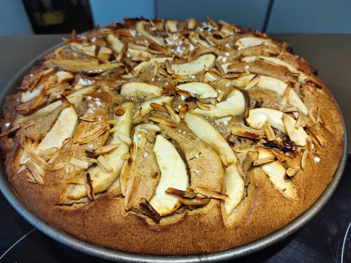 Rezept: Apfel-Birnen Kuchen aus Sauerteig Bild Nr. 2 Apfel-Birnen Kuchen aus Sauerteig - Rezept - Bild Nr. 2