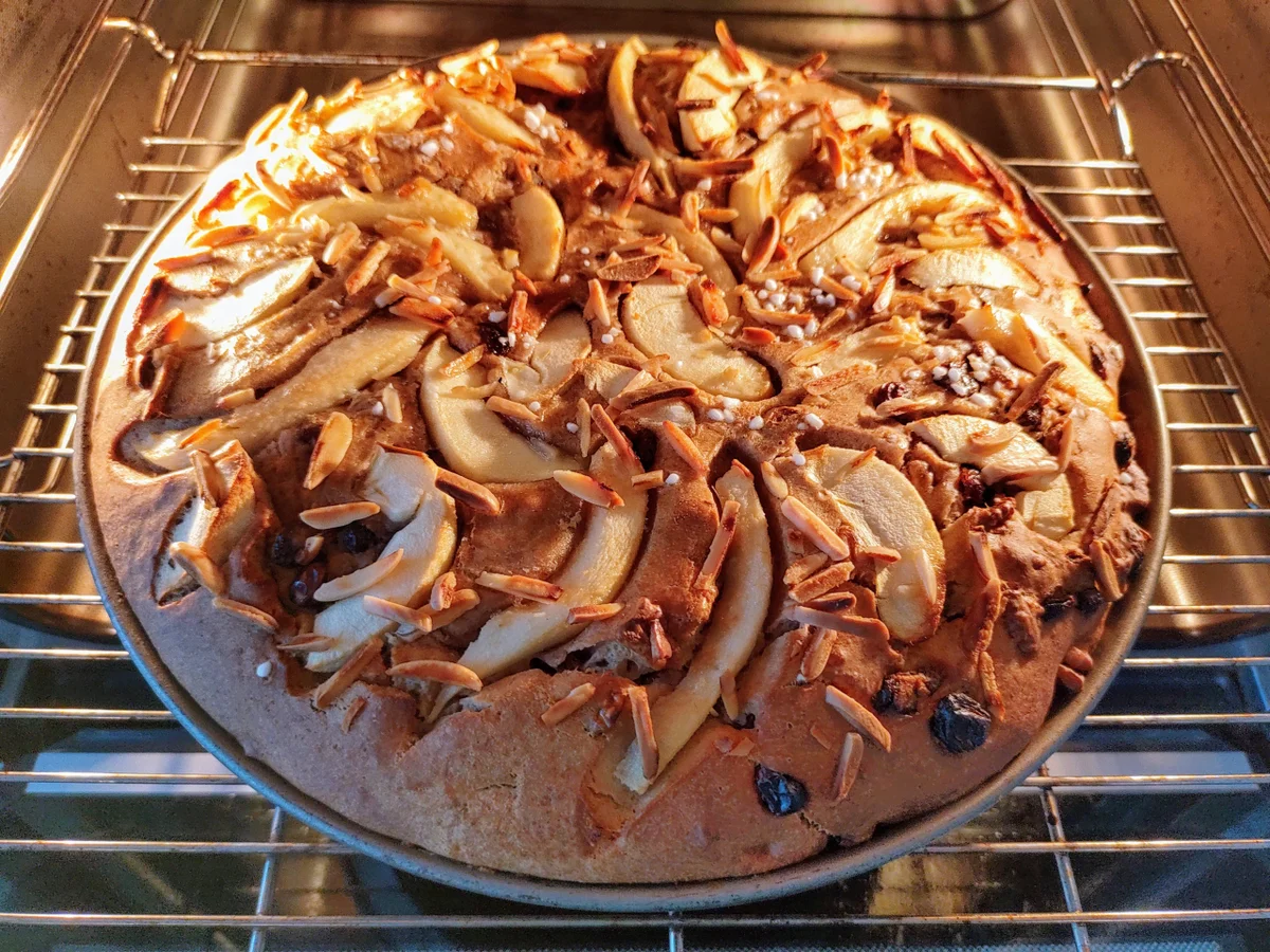 Rezept: Apfel-Birnen Kuchen aus Sauerteig Bild Nr. 14898 Apfel-Birnen Kuchen aus Sauerteig - Rezept - Bild Nr. 14898