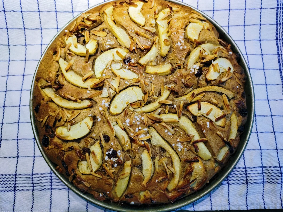 Rezept: Apfel-Birnen Kuchen aus Sauerteig Bild Nr. 14905 Apfel-Birnen Kuchen aus Sauerteig - Rezept - Bild Nr. 14905