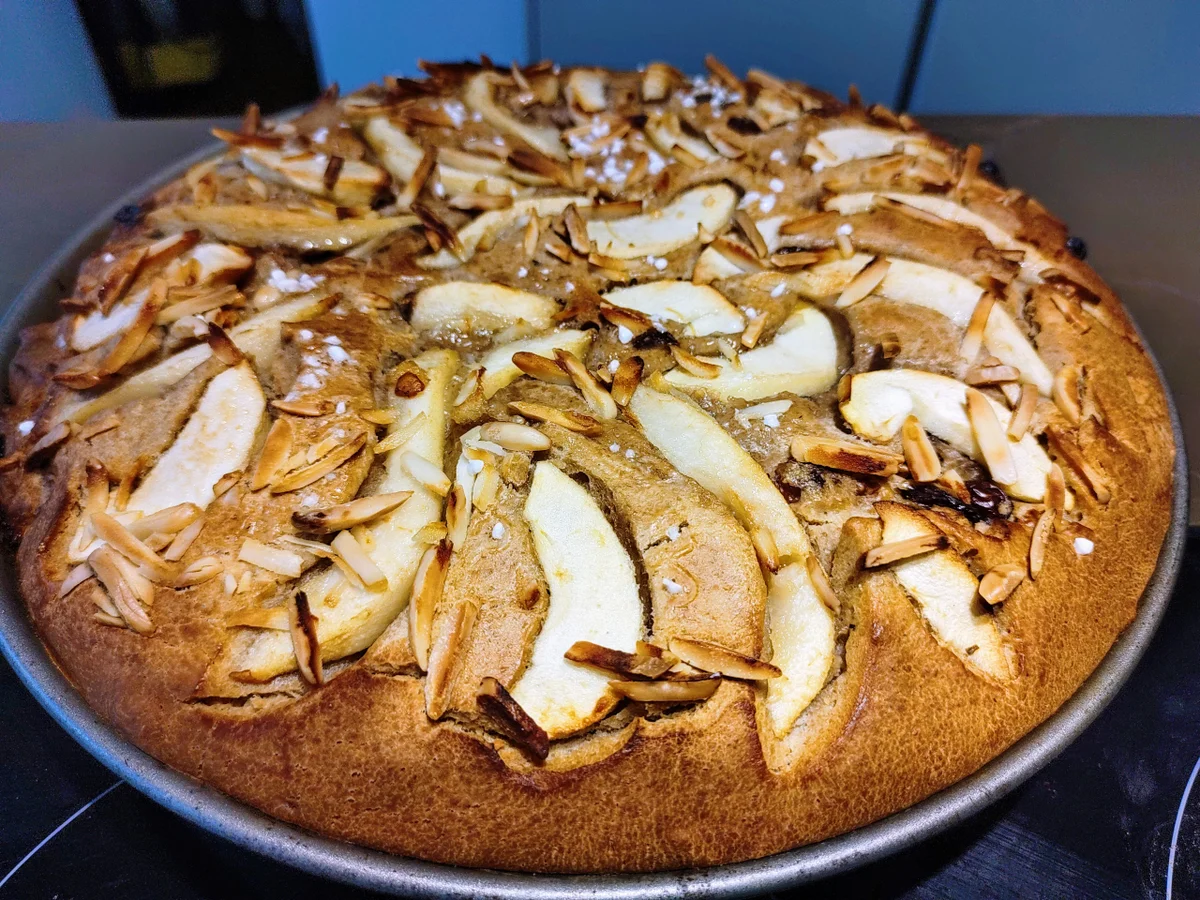 Rezept: Apfel-Birnen Kuchen aus Sauerteig Bild Nr. 14909 Apfel-Birnen Kuchen aus Sauerteig - Rezept - Bild Nr. 14909