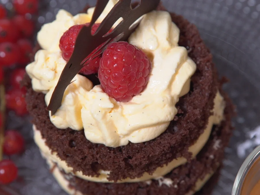 Summer Naked Cake mit Mango-Maracuja Sorbet und Espresso - Rezept - Bild Nr. 2