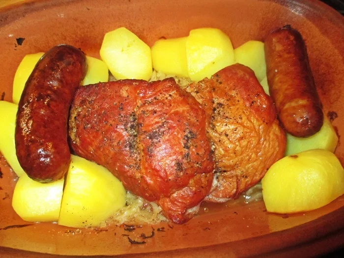 Rezept: Kasseler und Pinkel auf Sauerkraut Bild Nr. 3 Kasseler und Pinkel auf Sauerkraut - Rezept - Bild Nr. 3