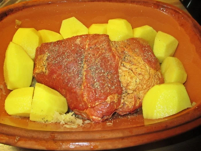 Rezept: Kasseler und Pinkel auf Sauerkraut Bild Nr. 5 Kasseler und Pinkel auf Sauerkraut - Rezept - Bild Nr. 5