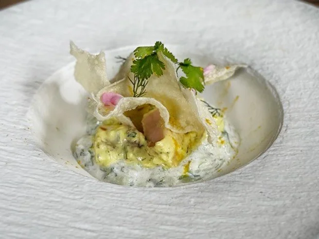 Geräucherter Gewürzsaibling mit Gurken-Dill-Raita (Collien Ulmen-Fernandes) - Rezept - Bild Nr. 14921