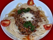 Spaghetti mit scharfer Bolognese - Rezept - Bild Nr. 2