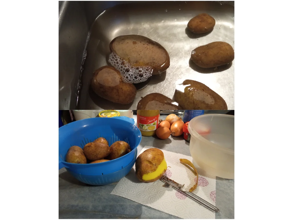 Kartoffelpuffer mit Apfelmus zur kochbar Challenge November 2021 - Rezept - Bild Nr. 14923