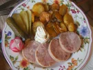 Krosse Bratkartoffeln mit Sülze vom Bauernhof - Rezept - Bild Nr. 2