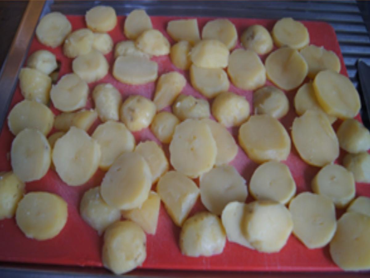 Krosse Bratkartoffeln mit Sülze vom Bauernhof - Rezept - Bild Nr. 6