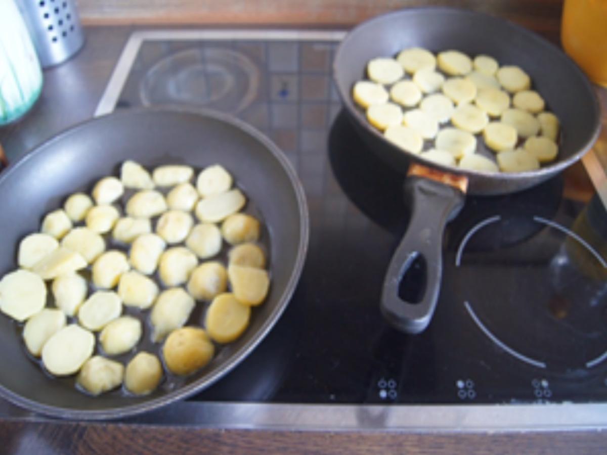 Krosse Bratkartoffeln mit Sülze vom Bauernhof - Rezept - Bild Nr. 7