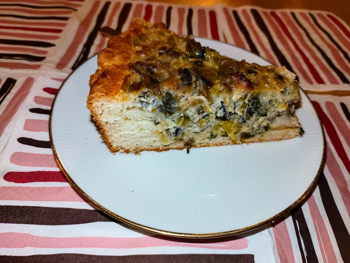 Lauchkuchen mit Speck - Rezept - Bild Nr. 14928