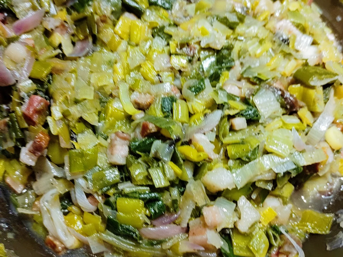 Lauchkuchen mit Speck - Rezept - Bild Nr. 14932