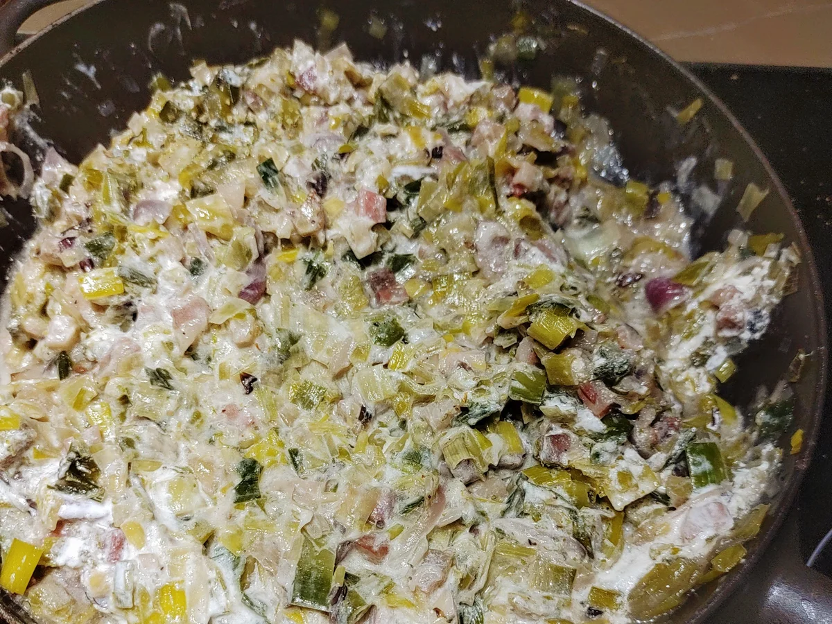 Lauchkuchen mit Speck - Rezept - Bild Nr. 14936